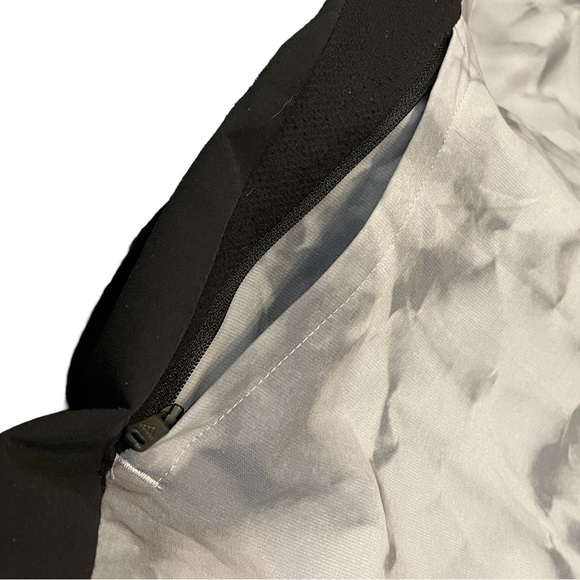 Adidas Gray with Black Long Sleeve Quarter Zip Pullover - Picture 5 of 9